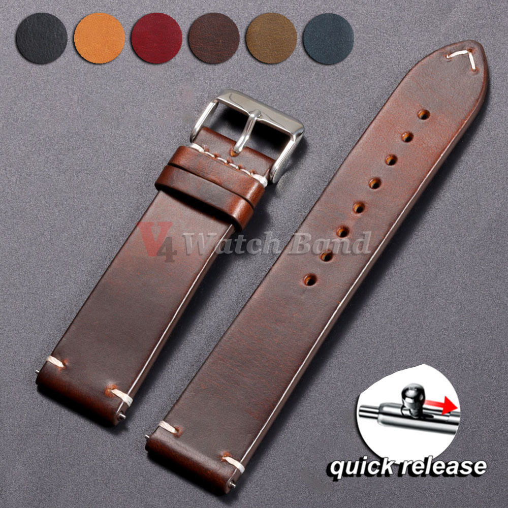 Suede Strap Watch - 18mm 19mm 20mm 22mm 21mm 24mm