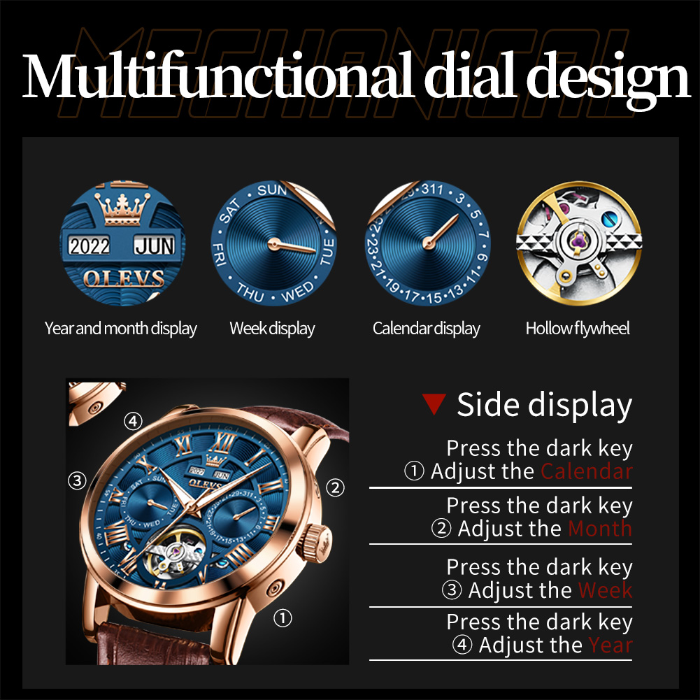 OLEVS 6668 Top Brand Men's Wat - đánh giá và giá Rolex Watch Datejust