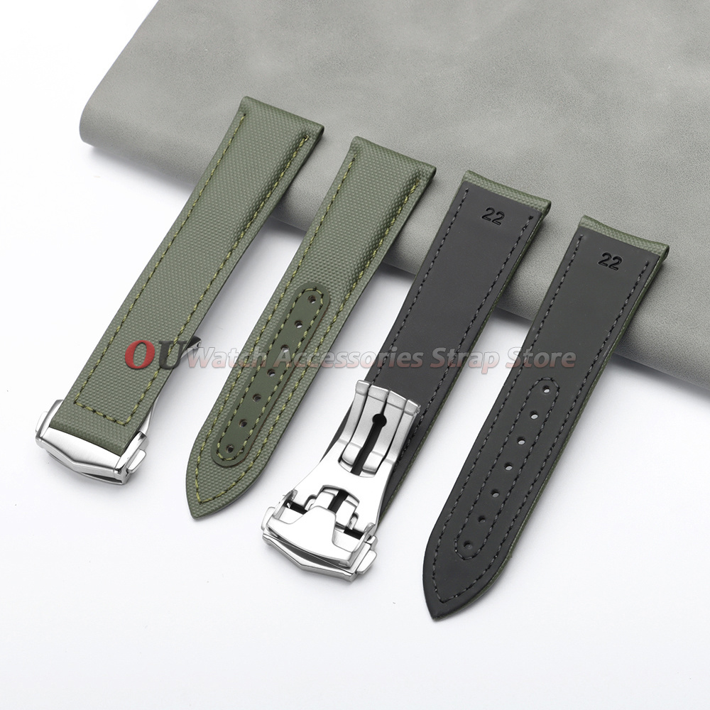 Sailcloth Nylon Leather Watchb - đánh giá và giá Omega Watch Seamaster