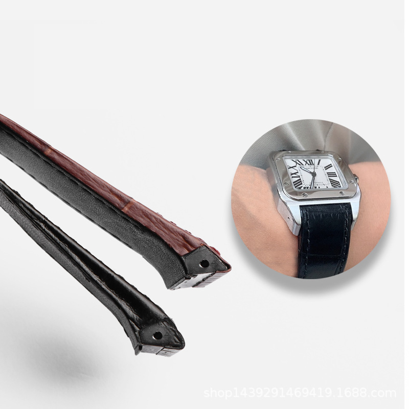 Genuine Leather High Quality W - đánh giá và giá Cartier Watch Santos