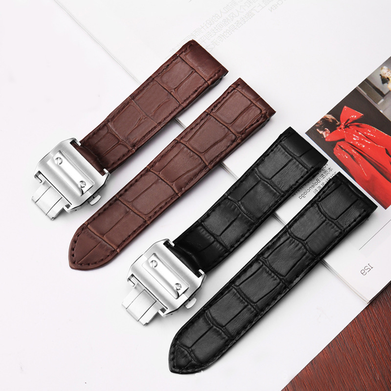 Genuine Leather High Quality W - đánh giá và giá Cartier Watch Santos