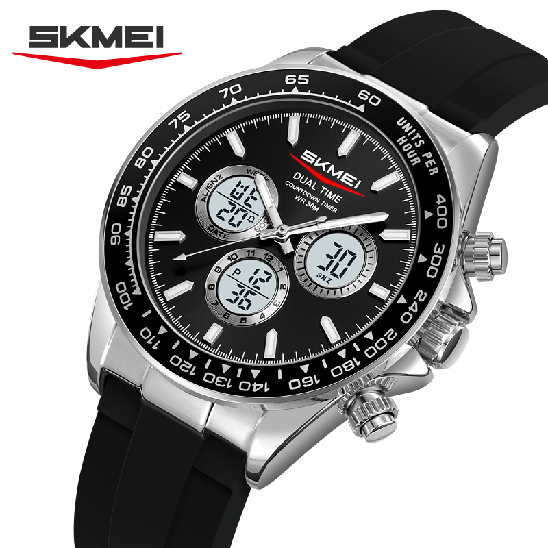 SKMEI 2505 Business Luxury Men - đánh giá và giá Suede Strap Watch