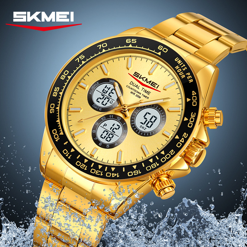 SKMEI 2505 Business Luxury Men - đánh giá và giá Suede Strap Watch