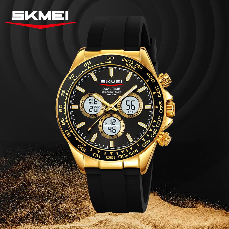 SKMEI 2505 Business Luxury Men - đánh giá và giá Suede Strap Watch