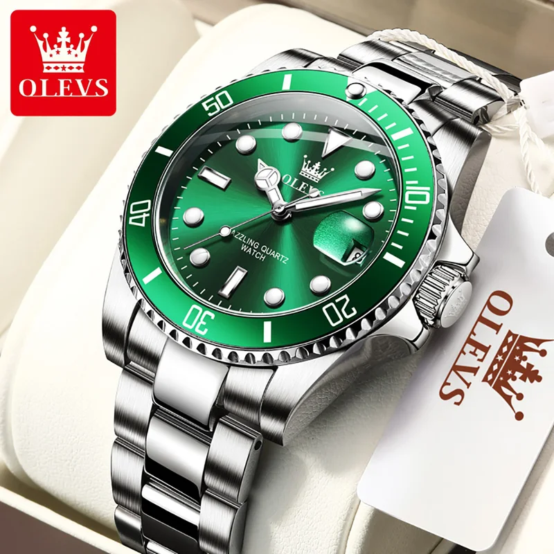 OLEVS Original Quartz Watch fo - đánh giá và giá Rolex Watch Submariner