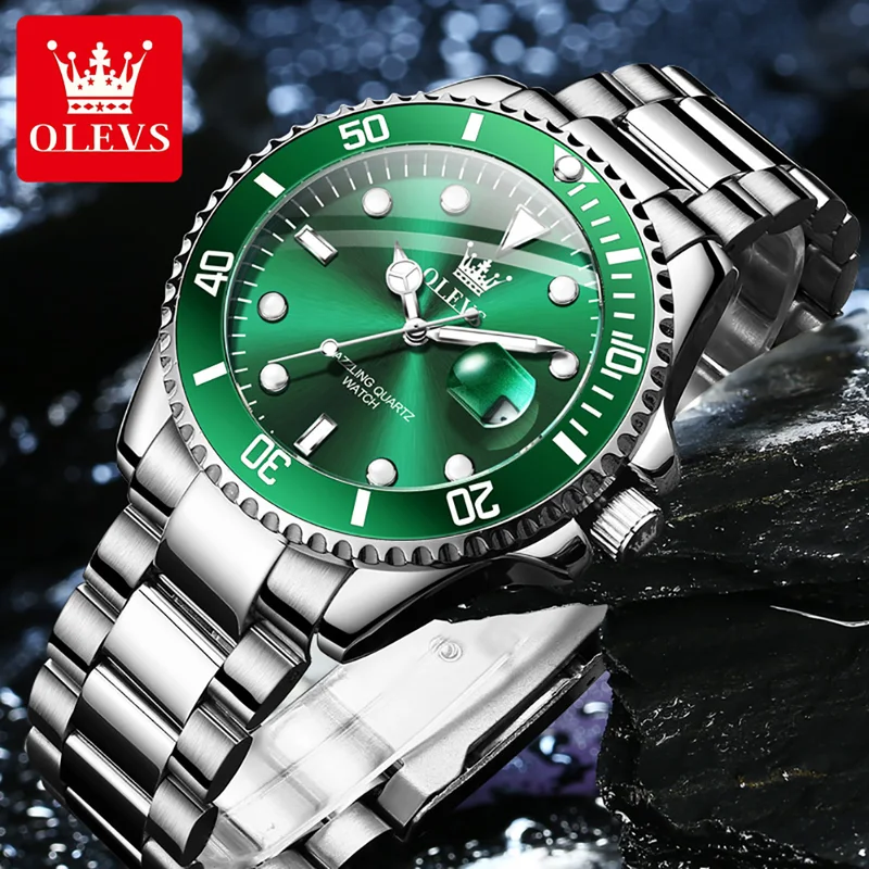 OLEVS Original Quartz Watch fo - đánh giá và giá Rolex Watch Submariner