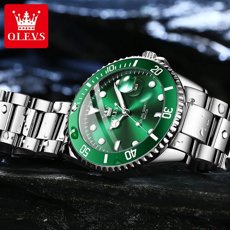 OLEVS Original Quartz Watch fo - đánh giá và giá Rolex Watch Submariner