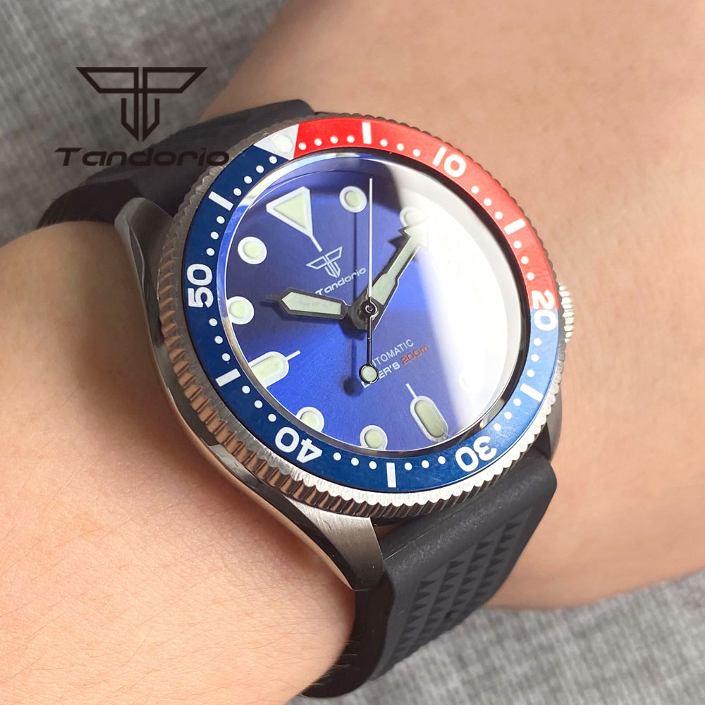 Tandorio NH35A 37Mm Tự Động Na - đánh giá và giá Rubber Strap Diver