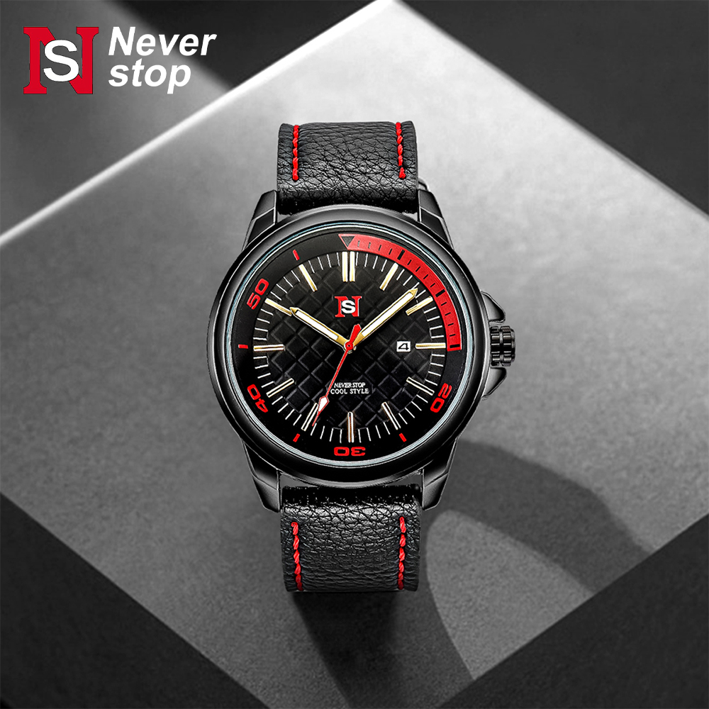 NS Simple Fashion men watch Ou - đánh giá và giá Suede Strap Watch