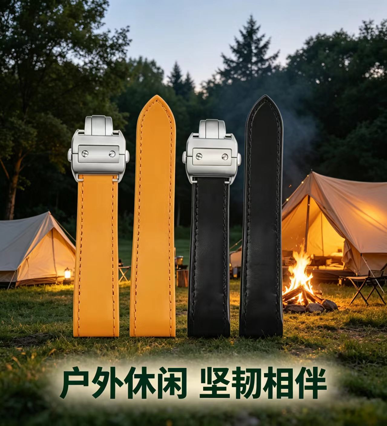 Genuine Lea/ther Watch Strap f - đánh giá và giá Cartier Watch Santos