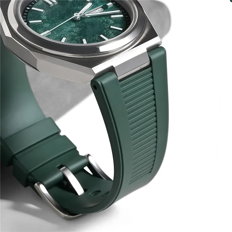 Fluoro Rubber Strap 25*12mm De - đánh giá và giá Patek Philippe Watch Nautilus